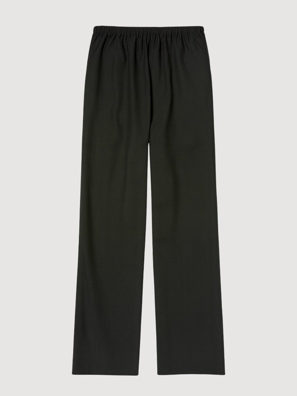 Modern Citizen Parmer Wool-Blend Stretch-Waist Pant (Petite) Size XLBlack / Peti